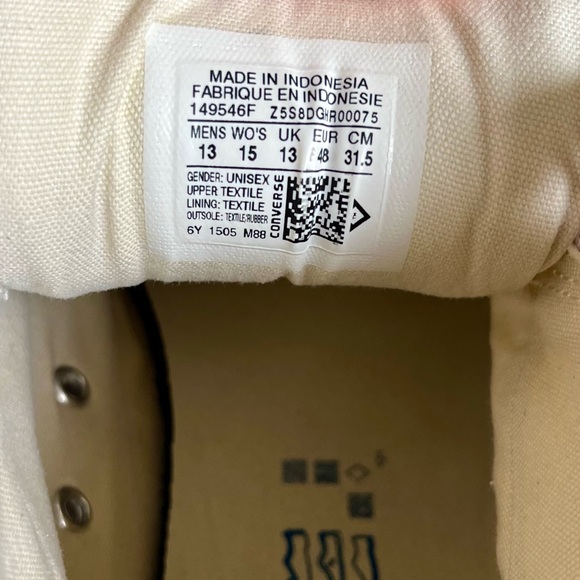 Converse Chuck Taylor All Star Street Mid White Natural 149546F Mens Size US 13 - Picture 11 of 11